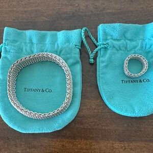 Tiffany & Co. Silver Mesh Jewelry Set